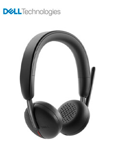 auriculares con microfono dell wl3024, usb-c alambrico & inalambrico, bluetooth 5.3,