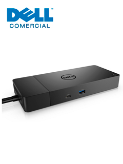 estación de acoplamiento dell wd19dc, displayport, hdmi, lan, usb, audio.cargue