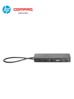 Estación de acoplamiento mini HP, HDMI / VGA / LAN / USB 3.1 / USB-C