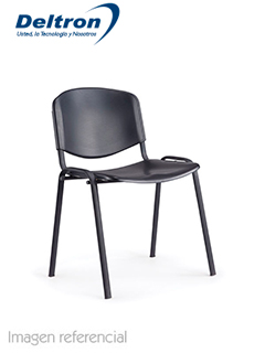 chair f/desk black s/m