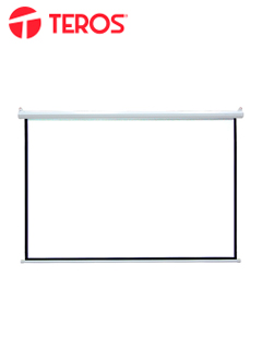 ecran teros te-9062w , 1.92 x 1.92 mts, 4:3 , blanco mateangulo de vision 180º a