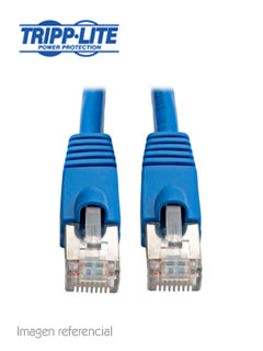 cable patch tripp-lite snagless cat6a 10g (rj-45 m/m), azul, 2.13 mts.