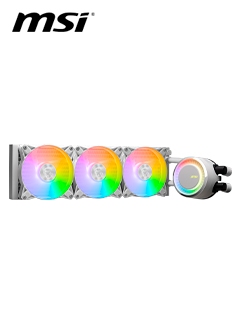 refrigerador líquido de cpu msi mag coreliquid e360 whiteel refrigerador de líqu