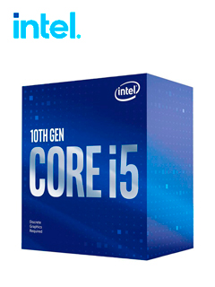 Procesador Intel Core i5-10400F, 2.90 GHz, 12 MB Caché L3, LGA1200, 65W, 14 nm.