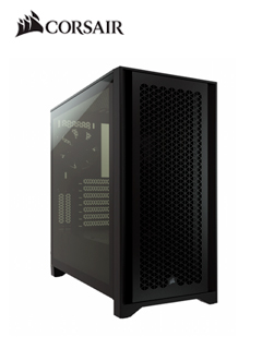 Case Corsair Semitorre 4000D AIRFLOW, Mid Tower, ATX, Negro.