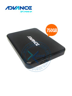 disco duro externo advance hde750, usb 3.0, 750gb, 2.5. negro.