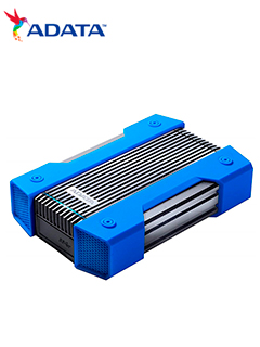 disco duro externo adata hd830 2.5 2tb, usb 3.0/2.0, azul.military-grade shock-