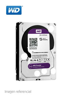 Disco duro Western Digital Purple, 8TB, SATA 6.0 Gb/s, 256 MB Cache, 5400 RPM, 3.5"