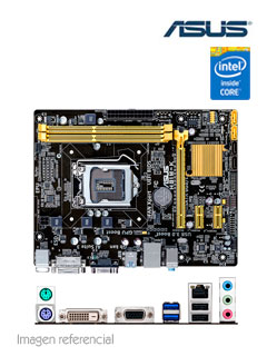 motherboard asus h81m-k, lga1150, h81, ddr3, sata6.0, usb 3.0, vd/sn/nw.soporta
