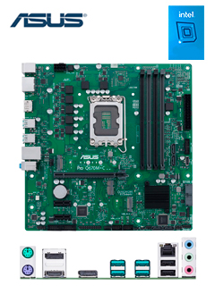 motherboard asus pro q670m-c-csm, chipset intel q670, lga1700, matxsoporta proce