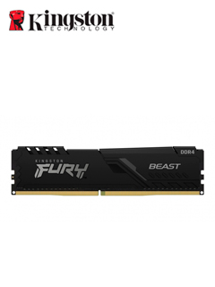 memoria kingston fury beast, 16gb, ddr4, 3200 mhz, pc4-25600, cl16, 1.35v.[@@@]
