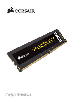 memoria corsair, 4gb, ddr4, 2400 mhz, pc4-19200, cl-15, 1.2v.