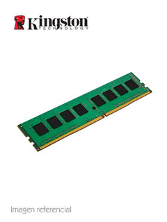 memoria kingston kvr26n19s8/8, 8gb, ddr4, 2666 mhz, pc4-21300, dimm, cl-19, 1.2v