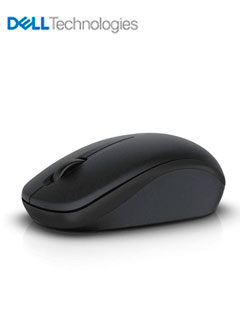 mouse dell wm126-bk, ambidiestro, inalambrico (rfwireless), optico, 1000 dpi, color n