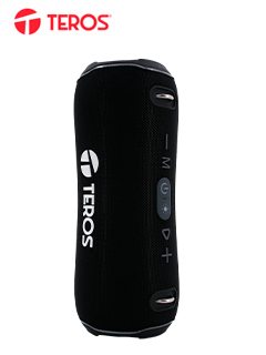 parlante teros color negro, 40 watts baterÍade 3600 mah, dual audio