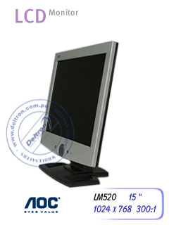 monitor aoc tft lcd lm520s 15 1024x768 300:1