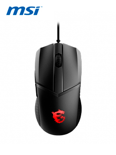 mouse óptico gamer msi clutch gm41 lightweight, hasta 16000dpi, usb 2.0, 6-botones, n