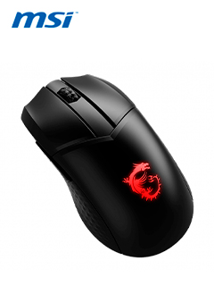 mouse inalambrico msi clutch gm41 lightweight wireless, 6-botones, receptor usb 2.0[@