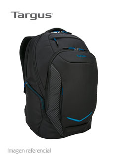 mochila targus active commuter, laptops hasta 15.6, negro, respaldo y correas acolch