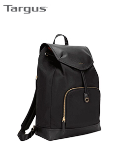 Mochila Targus Newport Drawstring, se adapta a notebooks de hasta 15", Negro.
