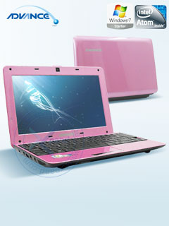 notebook advance f1100pk, pantalla 10.2  lcd tft led, procesador intel atom n450 (1.