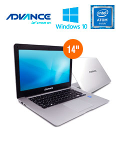 notebook advance nova nv6647, 14 fhd, intel atomz8350 1.44ghz, 4gb, 32gb emmcvi