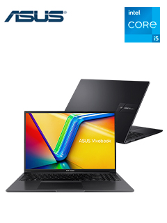 notebook asus vivobook 16, 16 led wuxga ips, core i5-13500h 2.6 / 4.7ghz, 16gb ram d
