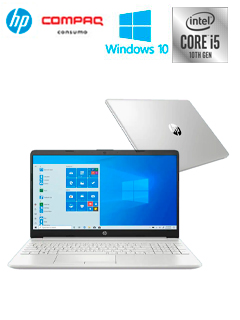 Notebook HP 15-dw1058la 15.6" HD, Core i5-10210U 1.60 / 4.20GHz, 8GB DDR4, 256GB M.2 SSD
