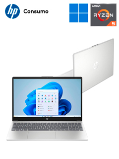 notebook hp 15-fc0007la, amd ryzen 5 7520u hasta 4.3ghz, 16gb lpddr5-5500 mhzalm