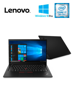 Notebook Lenovo ThinkPad X1 Carbon, 14" FHD, Intel Core i7-8565U 1.80GHz, 16GB LPDDR3