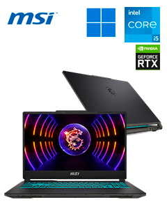 notebook msi cyborg 15 a12ve 15.6 fhd ips core i5-12450h 2.3 / 4.4ghz, 16gb ddr5-480