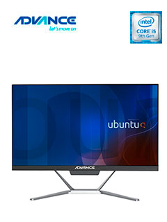 all-in-one advance aio ao4530, 23.8 ips, intel i5-9400 2.90ghz, 8gb ddr4, 500gb sata