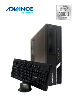 computadora advance vission vp2340 sff, intel core i3-1000f 3.60ghz, 8gb ddr4, 1tb sa