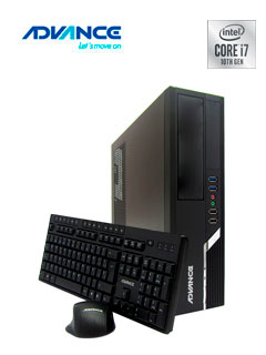 computadora advance vission vp2740 sff, intel core i7-10700 2.90ghz, 8gb ddr4, 1tb sa