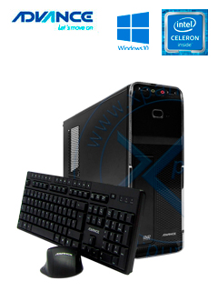Computadora Advance Vission VS1015, Intel Celeron J3060 1.60GHz, 4GB DDR3L, 500GB SATA.