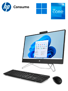 all-in-one hp 24-cb1021la, 23.8 fhd ips, core i5-1235u hasta 4.40ghz, 8gb ddr4-3200m
