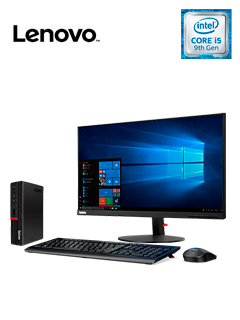 computadora lenovo thinkcentre m720 tiny intel core i5-9400t 1.80ghz, 4gb ddr4, 500gb