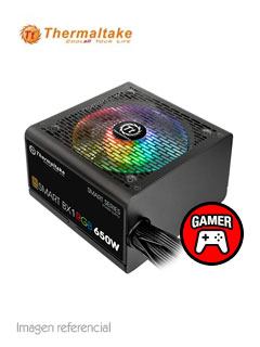 fuente de alimentación thermaltake smart bx1 rgb,650w, atx, 100v ~ 240vac.[@@@]eficie