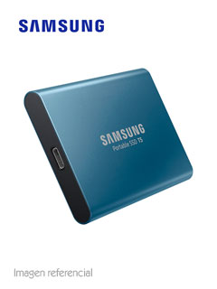 disco duro externo estado sólido samsung t5, 500gb, usb 3.1 tipo-c.velocidad de