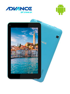 tablet advance prime pr5950, 7 1024x600, android7.0, 1gb, 8gb, radio fm.procesa