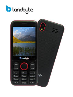Teléfono celular básico LandByte LT1040, 2.8" 240x320, Dual SIM, Radio FM, Desbloqueado