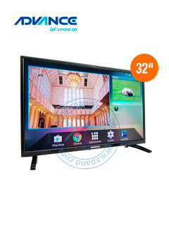 Televisor Smart Advance ADV32S00D, 32" LED HD, 1366x768, ISDB-T, Wi-Fi, LAN.