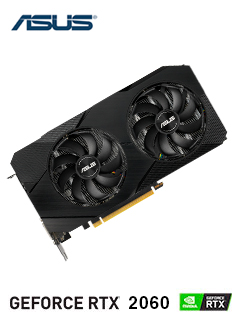 Tarjeta de video ASUS NVIDIA GeForce RTX 3060 6GB GDDR6 PCI-E 3.0 HDMI(2), DP(1), DVI-D(1)