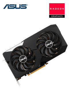 tarjeta de video asus radeon rx 6600 xt, 8gb gddr6, pci-express 4.0[@@@]puertos: 1 x