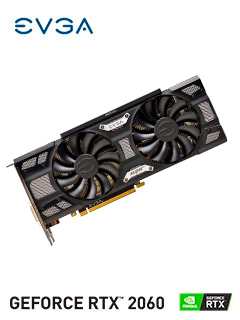 tarjeta de video evga geforce rtx 2060 super sc black gaming, 8gb gddr6 256-bit.