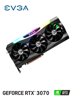 tarjeta de video evga geforce rtx 3070 ftw3 ultragaming, 8gb gddr6, hdmi(1), dp(3)[@@