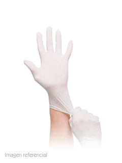 guantes de latex quirurgicos no esterilizados, talla l (large)proteccion contra